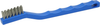 Small handle Wire Scratch Brush, Stainless Steel Fill, Plastic Block, 3 x 7 Rows, Vending Ready - 44075V - Weiler Abrasives
