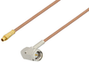 MMCX Plug to SMA Male Right Angle Cable 48 Inch Length Using RG178 Coax , LF Solder - PE36336LF-48 - Pasternack