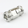 4.1/9.5 Mini DIN Female (Jack) to 4.1/9.5 Mini DIN Female (Jack) Adapter IP67 Mated, Tri-Metal Plated Brass Body, 1.25 VSWR - SM4406 - Fairview Microwave Inc.
