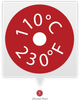HOT SPOT 230F/110C TEMPERATURE RECORDER - HS230 - Telatemp Corporation
