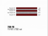 3M Scotchcal 73810 Burgundy / Silver Metallic Striping Automotive Tape - 11/16 in Width x 150 ft Length - 051141-73810 - R. S. Hughes Company, Inc.