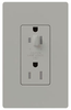 Duplex/Single Receptacle - NTR-20-HDTR-GR - Lutron Electronics Co., Inc.