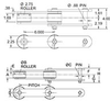 Part # 12398, 610R CHAIN - PLAIN - Image