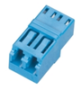 Fiber Optic Coupling, LC-LC, Panel Mount, Multimode, Duplex, Bronze Sleeve, Plastic Flange - FOT128 - Visual Sound, Inc.