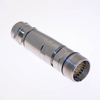 MCX, M27, Field Wireable, 28 Pole, Male Straight, Solder, 1.5A, Male Thread - MCX-28MPM-FW-SC - Mencom Corporation