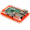 Pibow 3 Tangerine Coupe For Raspberry Pi 3, 2, & B+; For Use With Pimoroni - 31AC5282 - Newark, An Avnet Company