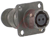 CONNECTOR,WALL MOUNTING RECEPTACLE,CLASS A,SIZE 8,2 #20 SOLDER SOCKET CONTACT - 70010404 - Allied Electronics, Inc.
