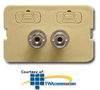 ICC 2-Simplex ST,  Metal, Flat Elite Bezel - IC108BFT - TelephoneStuff.com