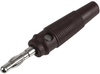 Banana Plug, 4Mm, 16A, Screw, Black; Gender Multicomp - 80P3592 - Newark, An Avnet Company