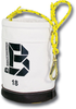 Bashlin Tool Bucket, Canvas Leather, 7