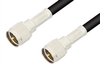 Mini UHF Male to Mini UHF Male Cable 60 Inch Length Using RG223 Coax - PE3265-60 - Pasternack