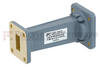 Waveguide Transition With WR-75 Square Cover Flange to WR-62 UG-1665/U Square Cover Flange in 3 Inch Length -- FMWTS1006 - Image