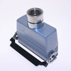 Standard, Rectangular Hood, size 104.27, Single Latch with gasket, Top 1.0-NPT cable entry - CAVT-24.6LG - Mencom Corporation