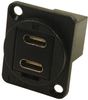 Usb Adapter, Dual, Type C Rcpt-Plug, Blk; Usb Connector Convert From Cliff Electronic Components - 12AC6419 - Newark, An Avnet Company