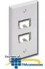 Panduit® Mini-Com Stainless Steel Faceplates - CFP6S - TelephoneStuff.com