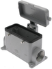 Standard, Rectangular Base with cover, Surface mount, size 77.27, 4 Pegs, Side PG21 cable entry - CHP-16CS - Mencom Corporation