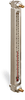 Aluminum Liquid Level Gage with Card Thermometer and Shut-off, 10” Centerline, Front Mount 1/2