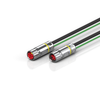 ZK7370-3031-Axxx | B23, ENP cable, two hole sealing, PUR, 5 G 4.0 mm² + (1 x 4 x AWG22), fixed installation, key 1 (2 x 24 V DC + PE) -  - Beckhoff Automation LLC