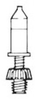 Weller Hot Air Tip T6 - Hot Air Tip - 0.45 in Tip Length - 0.14 in Tip Width -- 037103-59346
