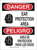 Brady B-302 Polyester Rectangle White Personal Protection Equipment (PPE) Sign - 7 in Width x 10 in Height - Laminated - Language English / Spanish - TEXT: DANGER / PELIGRO - 124087 - 754473-79839 - R. S. Hughes Company, Inc.