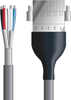 DN4110047F10 - LAPP UNITRONIC® DeviceNet Cordsets 14 & 18 AWG / 1 + 1 pair Bus - Gray PVC - Wire Leads / Plug Header connectors - 10m - OLFDN4110047F10 - Lapp Tannehill