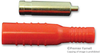 Banana Jack, 15A, Crimp/solder, Red; Gender Mueller Electric - 66W1221 - Newark, An Avnet Company