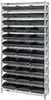 Open Wire Shelving, 12Shelves, 33Bin/blk; Shelving Unit Type Quantum Storage - 42AC7031 - Newark, An Avnet Company