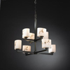 FAL-8828-30-DBRZ Mid. Chandeliers-Glass Up - 750430 - Capital Lighting, Inc.