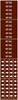 Brady B-946 White on Brown Vinyl Self-Adhesive Pipe Marker - 2 1/4 in Height - 1/2 in Character Height - 2 3/4 in Length - Printed Msg = HOT GAS with Right Arrow - 7373-3C - 754473-67435 - R. S. Hughes Company, Inc.