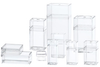 Clear Plastic Boxes with Lids -- 55373 - Image