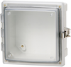 Hinged Enclosure, Pc, Grey/clear; Enclosure Type Fibox - 02P7209 - Newark, An Avnet Company