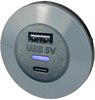 Usb Charger Rcpt, 2Port, Grey Rohs Compliant Alfatronix - 50AK6726 - Newark, An Avnet Company