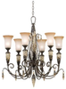 6231VO/SMOKE Mid. Chandeliers-Glass Up - 432054 - Capital Lighting, Inc.