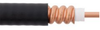 1/4 Superflexible Helical Low Loss Corrugated Coax Cable Black PE Jacket -- FM-1/4SFHC - Image