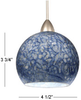 MP-599-BL/CH Mini Pendants-Cable - 377302 - Capital Lighting, Inc.
