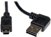 Universal Reversible USB 2.0 Cable (Reversible Right/Left Angle A to 5Pin Mini-B M/M), 6-ft. -- UR030-006-RA - Image
