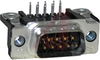 SUBMINI D-CONNECTS;RT ANGL POST;METAL PLUG W/4-40;9 CON - 70041626 - Allied Electronics, Inc.