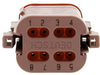 Rectangular Connectors, Heavy Duty - DT Series - DT06-08SD-EP06 - LADD Distribution