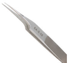 Excelta One Star Utility Tweezers 5A-S-SE - Stainless Steel Offset Tapered Ultra Fine Point Tip - 4 1/2 in Length - EXCELTA 5A-S-SE - R. S. Hughes Company, Inc.