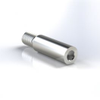 Shaft stub, 10mm diameter, 27mm stub length, M8 x 1.25 thread - Image