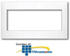 Leviton Acenti 4-Gang Thermoplastic Wallplate - ACWP4 - TelephoneStuff.com