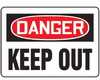 MADM064VP - Safety Sign, Danger - Keep Out, 10