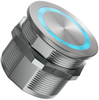 Ring Illuminated Touch Metal Piezo Switches -- SBR11 Series - Image