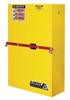 Justrite 45 gal Yellow Hazardous Material Storage Cabinet - 43 in Width - 65 in Height - Floor Standing - 697841-10162 - 697841-10162 - R. S. Hughes Company, Inc.