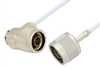 N Male to N Male Right Angle Cable 72 Inch Length Using RG188 Coax, RoHS - PE34212LF-72 - Pasternack