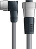 DN4110010S01 - LAPP UNITRONIC® DeviceNet Cordsets 15 & 18 AWG / 1 + 1 pair Bus - Gray PVC - 7/8 in Male 90 deg / 7/8 in Female connectors - 1m - OLFDN4110010S01 - Lapp Tannehill
