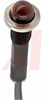 Indicator,Pnl-Mnt;Red;Neon;3/8 in.;3/8 in.- 24;125 V;1/3 W;Nickel Plated Brass - 70214092 - Allied Electronics, Inc.
