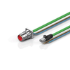 ZK7224-BR00-Axxx | B17, ENP cable, PUR, 4 x 1.5 mm² + (1 x 4 x AWG22), drag-chain suitable, key 1 (2 x 24 V DC) -  - Beckhoff Automation LLC