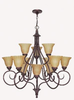 60-2400 Mid. Chandeliers-Glass Up - 441194 - Capital Lighting, Inc.