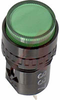 Indicator,Pnl-Mnt;LED Pilot ;Full Voltage/Solder Terminal;Flat Lens;24 VDC;Green - 70173314 - Allied Electronics, Inc.